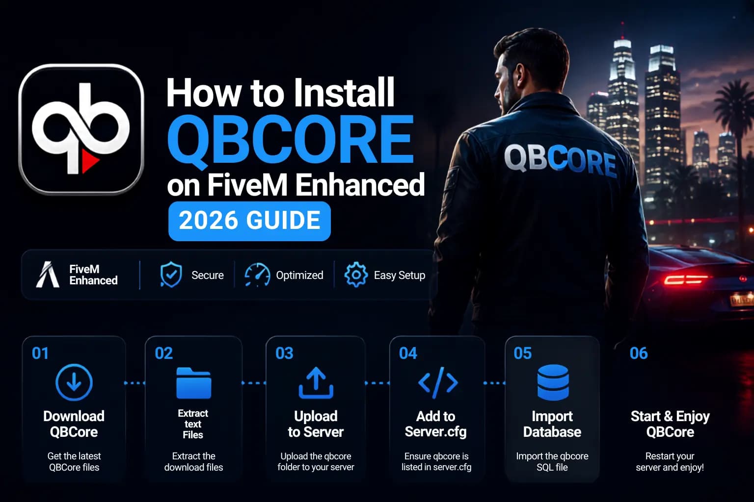 How to Install QBCore on FiveM Enhanced (2026 Guide)