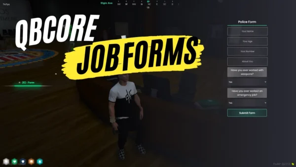Explore QBcore job froms script for free, including Mycroft job forms and advanced tutorials. the best in QBcore development with scripting resources.
